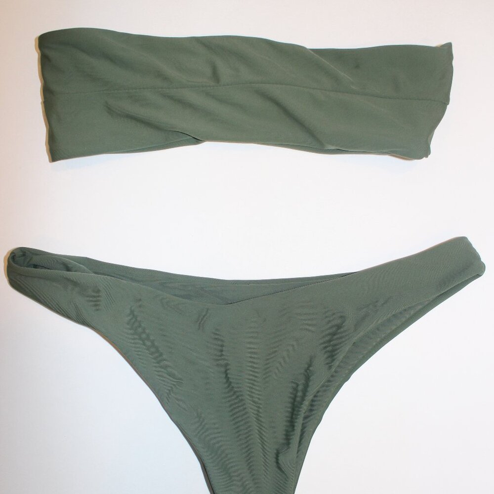 Bandeau Bikini Top and Cheeky Bikini Bottoms